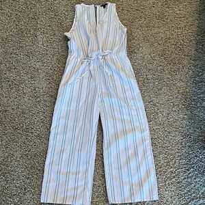 Anthro Drew linen jumpsuit